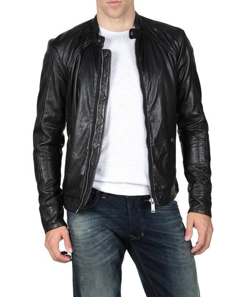 Laverapelle Men's Genuine Lambskin Leather Jacket (Classic Jacket) - 1501011 Laverapelle Men's Genuine Lambskin Leather Jacket (Classic Jacket) - 1501011