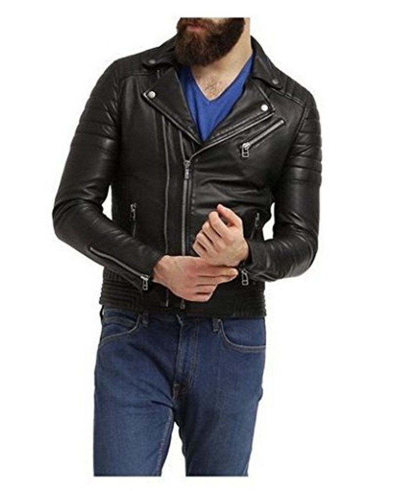 Laverapelle Men's Genuine Lambskin Leather Jacket (Double Rider Jacket) - 1501508 Laverapelle Men's Genuine Lambskin Leather Jacket (Double Rider Jacket) - 1501508