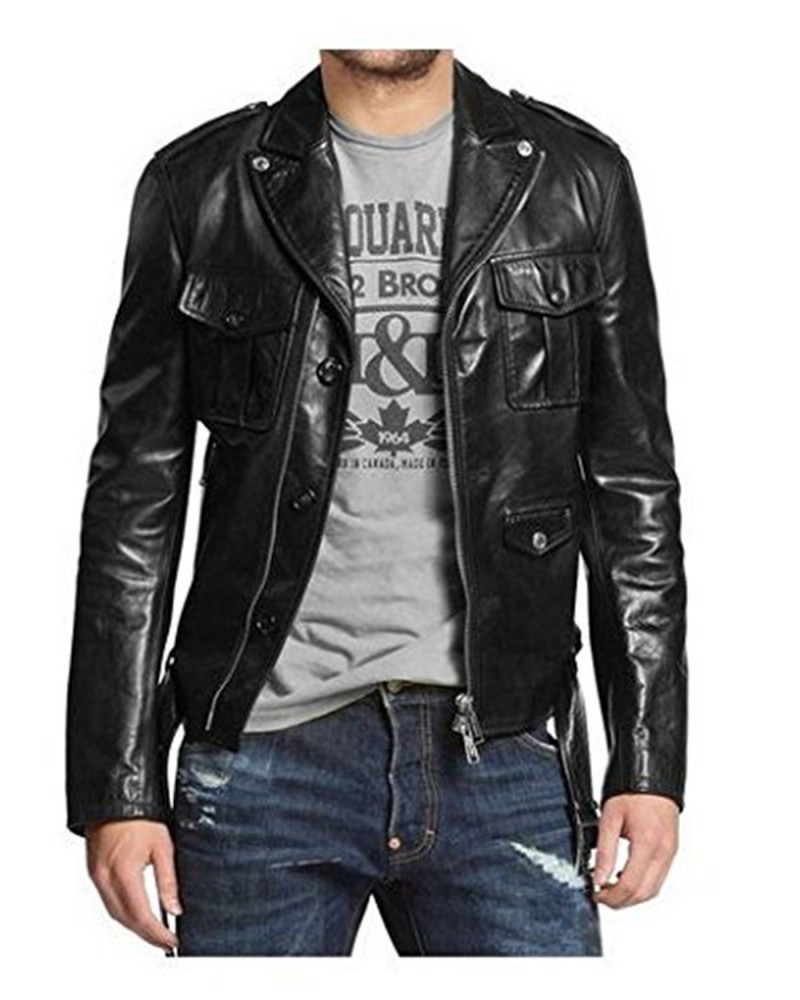 Laverapelle Men's Genuine Lambskin Leather Jacket (Regal Jacket) - 1501473