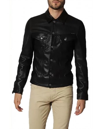 Laverapelle Men's Genuine Lambskin Leather Jacket (Officer Jacket) - 1501495 Laverapelle Men's Genuine Lambskin Leather Jacket (Officer Jacket) - 1501495