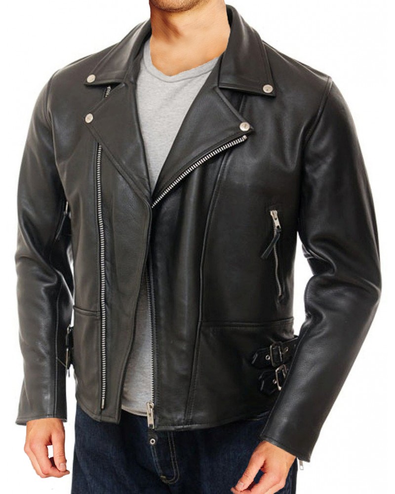 Laverapelle Men's Genuine Lambskin Leather Jacket (Double Rider Jacket) - 1501104