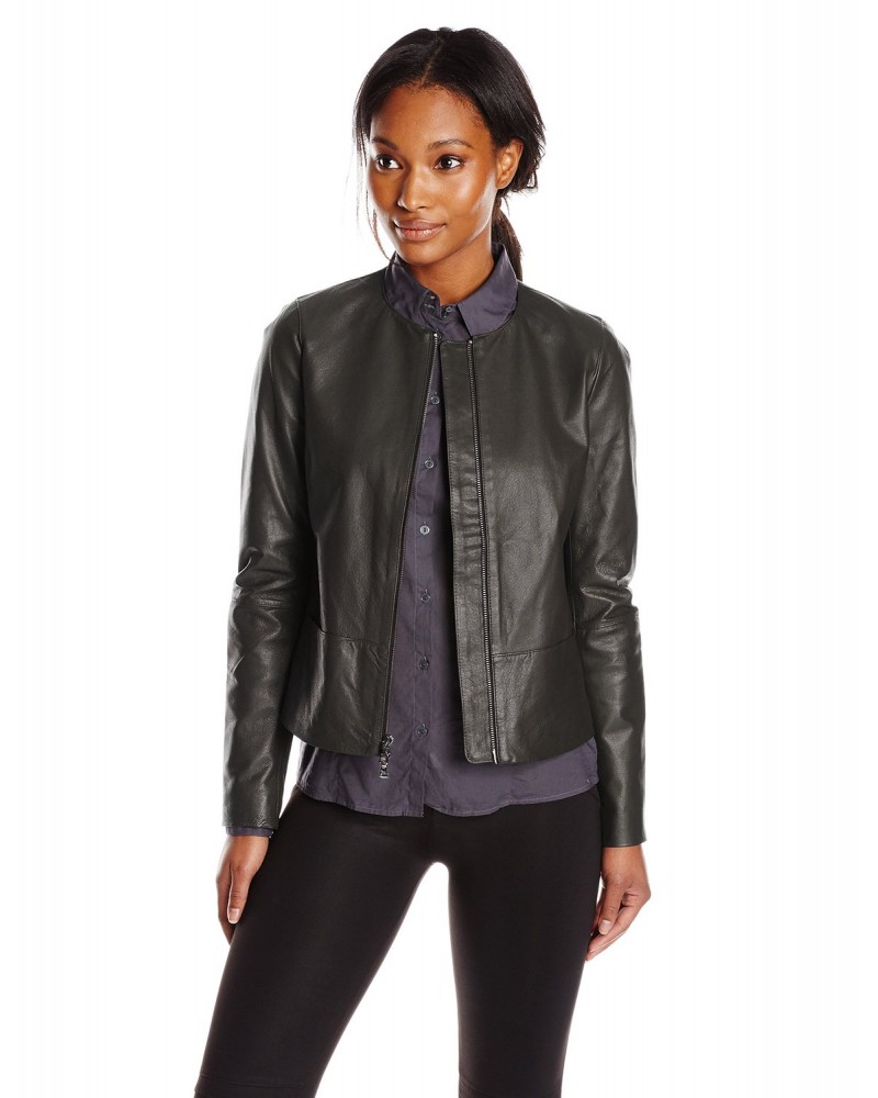 Laverapelle Women's Genuine Lambskin Leather Jacket (Racer Jacket) - 1521679