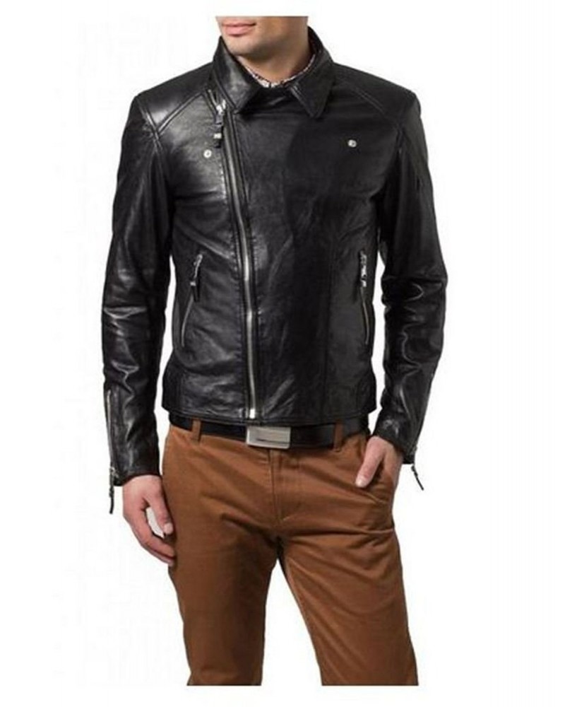 Laverapelle Men's Genuine Lambskin Leather Jacket (Fencing Jacket) - 1501477 Laverapelle Men's Genuine Lambskin Leather Jacket (Fencing Jacket) - 1501477