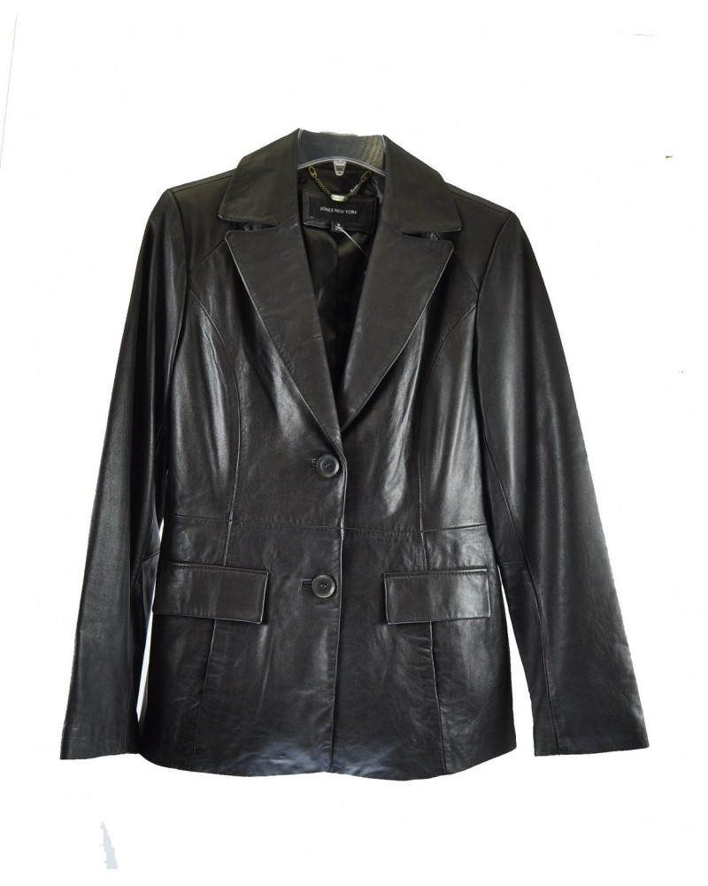 Laverapelle Women's Genuine Lambskin Leather Coat (Blazer Coat) - 1521714 Laverapelle Women's Genuine Lambskin Leather Coat (Blazer Coat) - 1521714