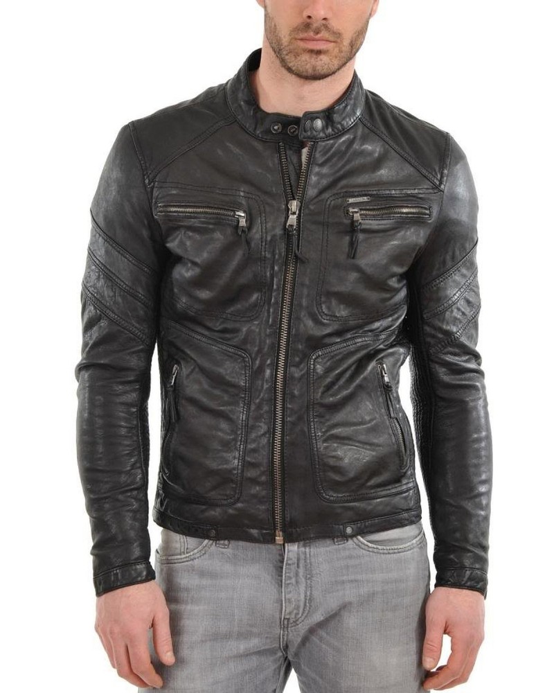 Laverapelle Men's Genuine Lambskin Leather Jacket (fencing Jacket) - 1501501 Laverapelle Men's Genuine Lambskin Leather Jacket (fencing Jacket) - 1501501