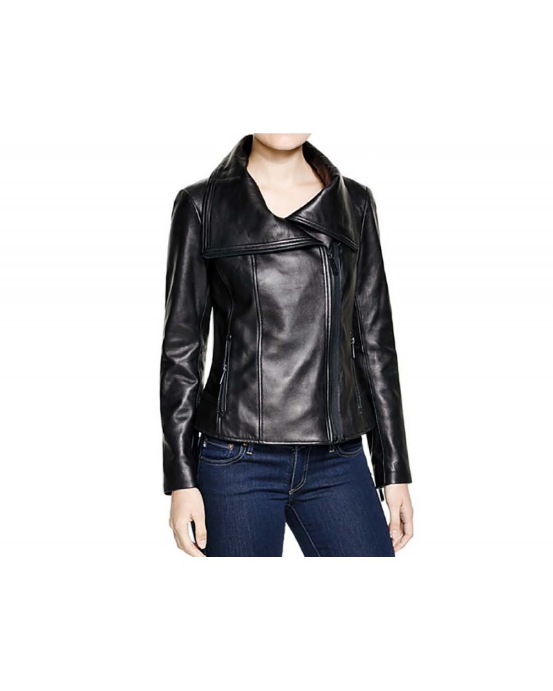 Laverapelle Women's Genuine Lambskin Leather Jacket (Fencing Jacket) - 1521705 Laverapelle Women's Genuine Lambskin Leather Jacket (Fencing Jacket) - 1521705