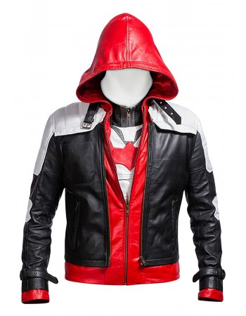 Laverapelle Batman Arkham Knight Red Hood Jason Todd Leather Jacket + Vest Laverapelle Batman Arkham Knight Red Hood Jason Todd Leather Jacket + Vest