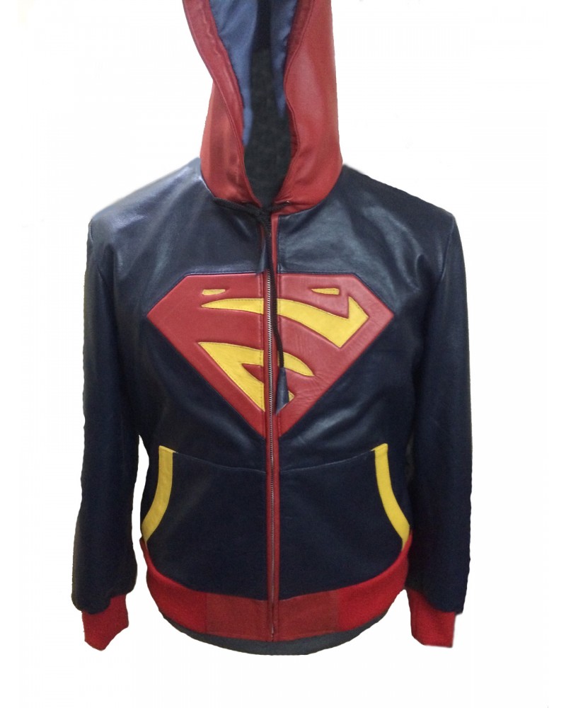 Laverapelle Women's Supergirl Synthetic Leather Jacket (Hooded) - 1521636 Laverapelle Women's Supergirl Synthetic Leather Jacket (Hooded) - 1521636